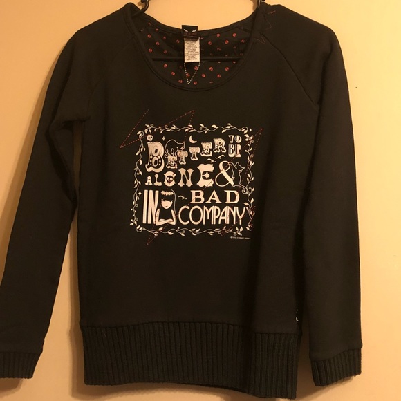 Hot Topic Sweaters - {NWT Emily The Strange Sweatshirt}